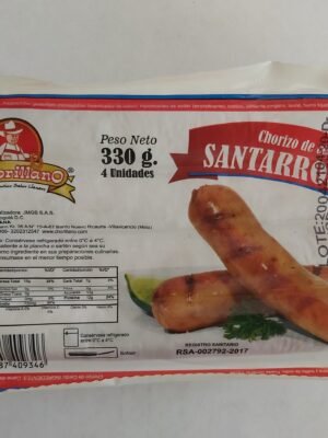 CHORIZOS SANTARROSANOS X 4 UND (330gr)