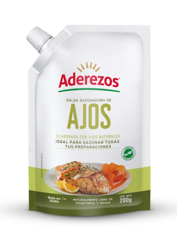 salsa sazonadora de ajos