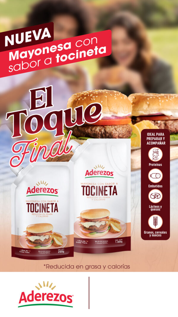 MAYONESA SABOR TOCINETA ADEREZOS 200G DP