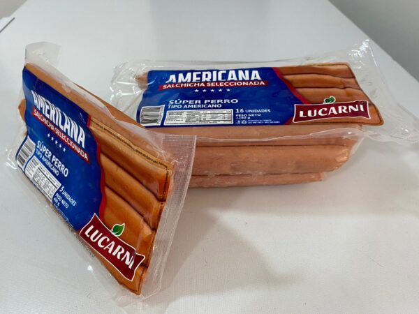 SALCHICHA AMERICANA X 1280G X 16UND