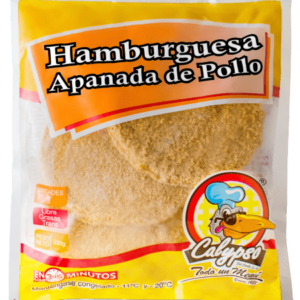 HAMBURGUESA DE POLLO APANADO X 3UND