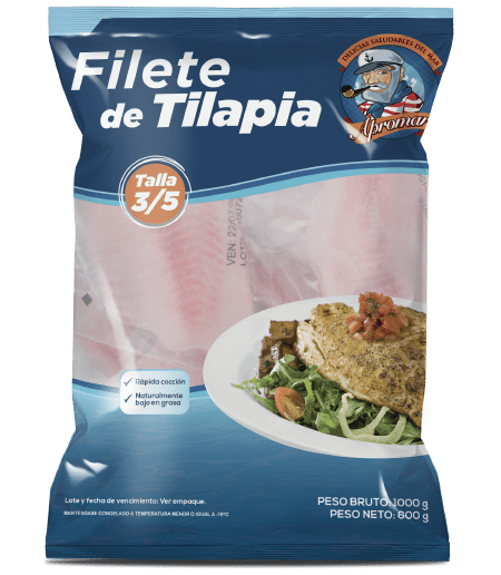 FILETE DE TILAPIA 3/5 X 1000GR