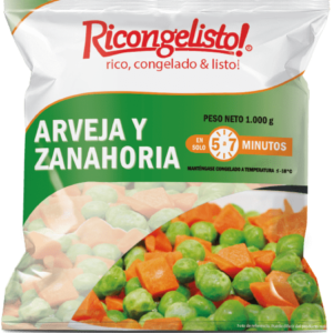 ZANAHORIA Y ARVEJA MIXTA X 1000GR