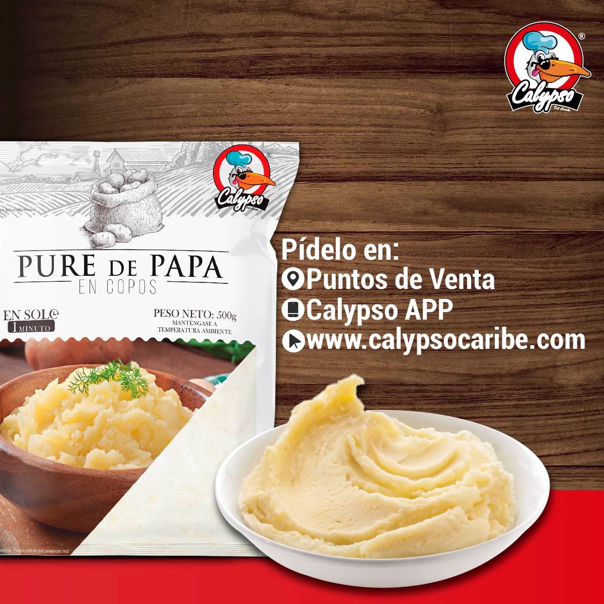 PAPA PURE EN HOJUELAS X 500GR