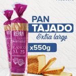PAN TAJADO EXTRA LARGO X550G