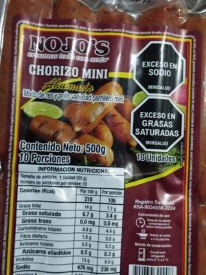 CHORIZO MINI AHUMADO X10UND