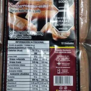 CHORIZO SANTARROSANO X500 (10UND)
