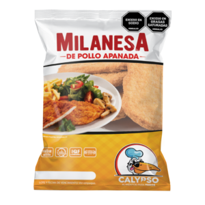 Milanesa de pollo apanada