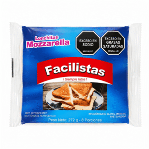 Queso mozarella tajado